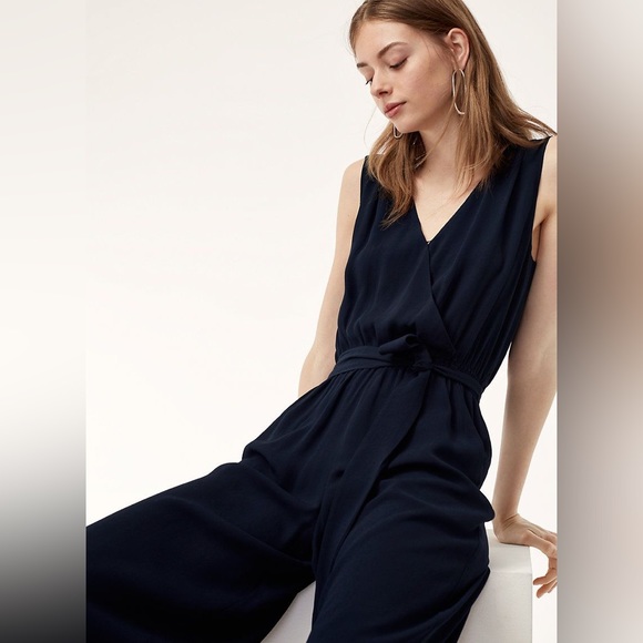 Babaton Navy Maximillian Jumpsuit XS - Picture 2 of 8